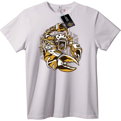 NOONEBRAND Тениска Роботизиран Скорпион - 2XL, Black