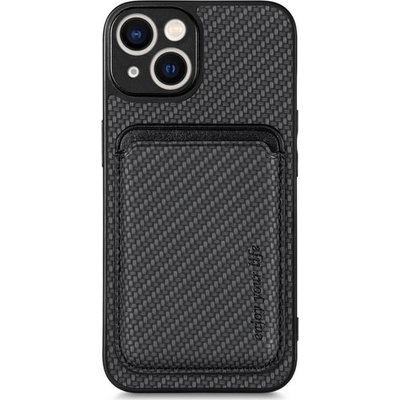 FixPremium Carbon s MagSafe Wallet iPhone 13 mini čierne