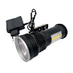 Jiangsu Bright Мощен ръчен акумулаторен прожектор led фенер за къмпинг, лов, риболов 8000lm със зарядно, sos светлина, магнит и странична светлина М20-109