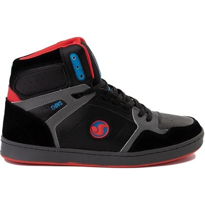 DVS Honcho black/Charcoal/Fiery Red/blue