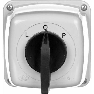 Elektromet Vačkový spínač L-0-P 3P 16A v krytu IP65 Arc 16-43 921620