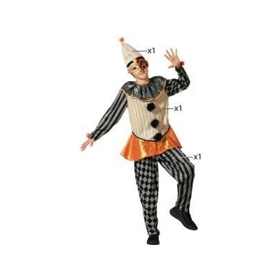 BigBuy Carnival Маскировъчен костюм за деца Арлекино Размер 7-9 години 516b46