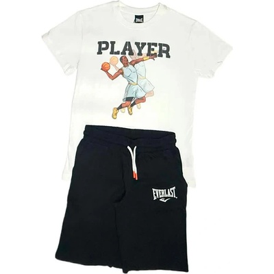 Everlast Short sleeve set - White / Black (Off White/Black 05)