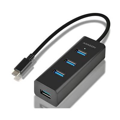 AXAGON HUE-S2C Type-C 4x USB3.0 CHARGING hub, microUSB nap. konektor - HUE-S2C
