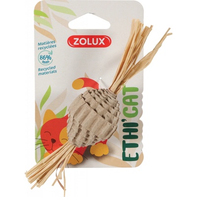 Zolux Ethicat Karton míček s kukuřičnými listy 15 x 2,9 x 3,4 cm