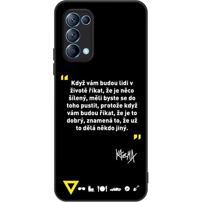 Pouzdro Picasee ULTIMATE CASE OPPO Reno 5 5G Kazma MĚLI BYSTE SE DO TOHO PUSTIT