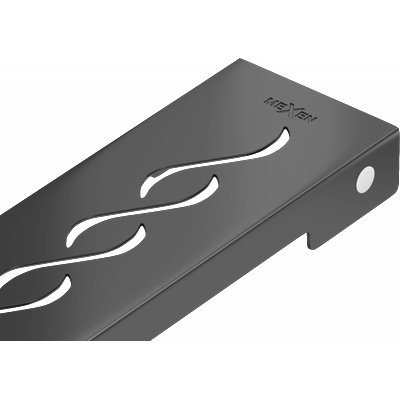 Mexen Flat M18 черна капачка за линейно оттичане 60 см - 1723060 (1723060)