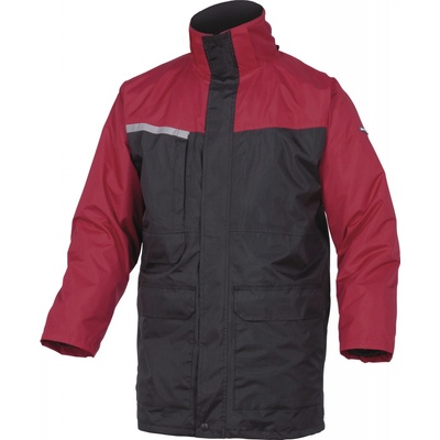 Delta Plus ALASKA2 zateplená bunda POLYESTER SPVC POVLAKEM černá-červená