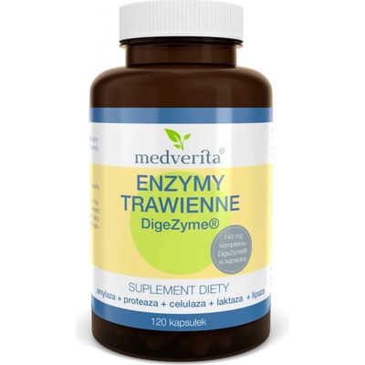 Medverita digezyme tráviace enzýmy 140 mg 120 kapsúl