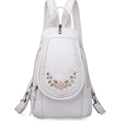 PFY Дамска раница, Flower GT449, бял модел (GT449)