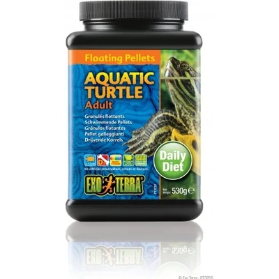 Hagen Floating Pellets - Adult Aquatic Turtle, храна за пораснали водни костетурки - 530 гр - ГЕРМАНИЯ - PT3255