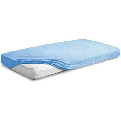 BabyMatex prostěradlo froté s gumou Classic Modré 70x140