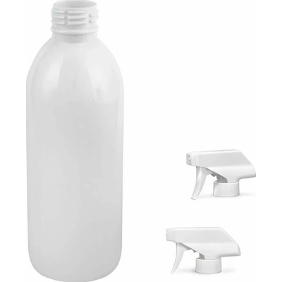 Tera Plastová lahvička bílá s bílým pistolovým rozprašovačem 300 ml