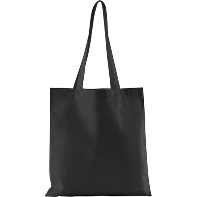 Westford Mill Nákupná bavlnená taška WM161 Black 38x42 cm