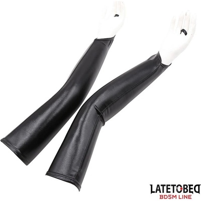 LateToBed BDSM Line Single Finger Gloves Black – Zboží Dáma