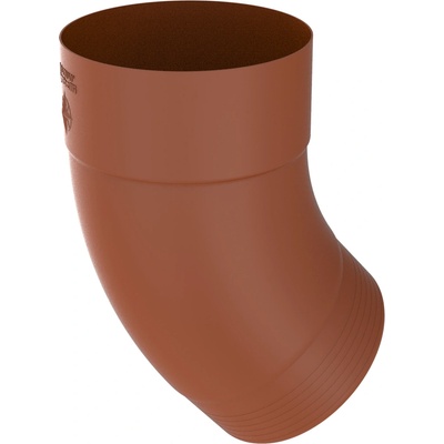 Zambelli Colordur Koleno 40° ø 100 mm falcované RAL 8004 cihlově červená 243205-E-8004