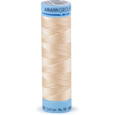 Bavlnené nite 100 m etiketné č. 50 Triana Amann Farba: 0260 Dusky Citron