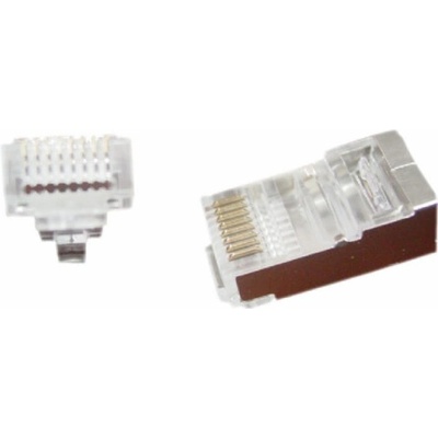 GEMBIRD Universal pass-through modular FTP plug 8P8C, 10 pcs LC-PTF-01/10