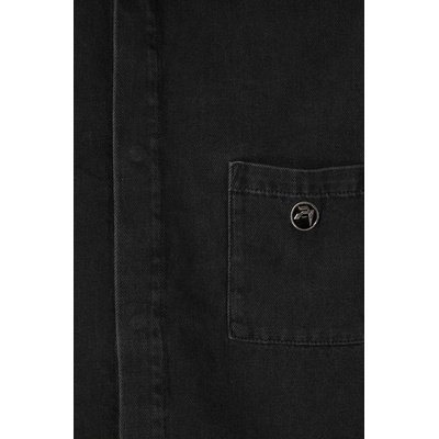 AMBUSH Памучна риза AMBUSH Boxy Fit Longleeve Denim Shirt (BMYD002S24DEN0011100)