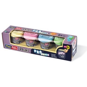 Play-Toys Пластилин Play-Toys - Перлени цветове, 4 х 50 g (4123) - ozone