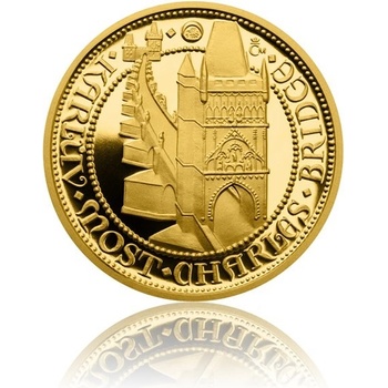Česká mincovna Zlatý dukát Doba Karla IV. Karlův most 3,49 g