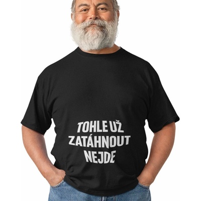 Pánské tričko Tohle už zatáhnout NEJDE potisk: bílá černá – Hledejceny.cz