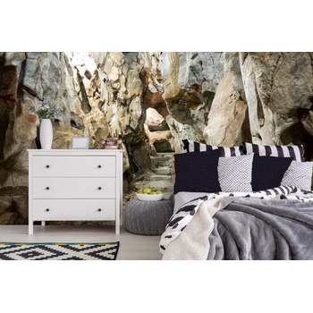 DIMEX ART s. r. o Самозалепваща се флизелинова фототапета мистериозна пещера 375 x 250 см