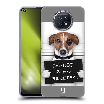 Plastový obal HEAD CASE na mobil Xiaomi Redmi Note 9T vzor Legrační zvířátka pejsek na policii (Zadní kryt pro mobil Xiaomi Redmi Note 9T vzor Legrační zvířátka pejsek na policii)