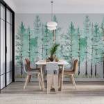 Art Gift Decor Фототапет Рисувани дръвчета