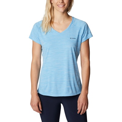Columbia Dámske tričko Zero Rules™ Short Sleeve Shirt Vista Blue Heather