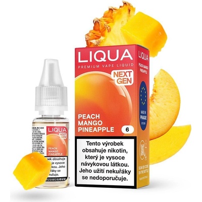 LIQUA NextGen Peach Mango Pineapple 10 ml 6 mg