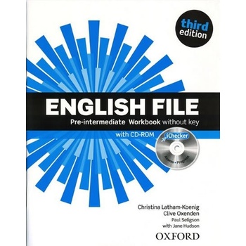 English File Pre-Intermediate Workbook without key + iChecker CD-ROM - Christina Latham-Koenig; Clive Oxenden; Paul Selingson