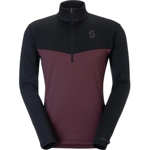 SCOTT Мъжки поларен пуловер Scott Pullover Defined Light Fleece jumper - Cocoa Red / Black (005-4264-1014)