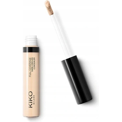 Kiko Milano Full Coverage Dark Circles Concealer Korektor s krycím aplikátorem 01 Light Sand 8 ml