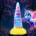 Creature Cocks Unicorn Glow-in-the-Dark Vibrating Silicone Dildo