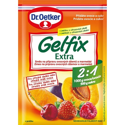 Dr. Oetker Gelfix Extra 2:1 Směs na přípravu džemů a marmelád 10 x 25 g
