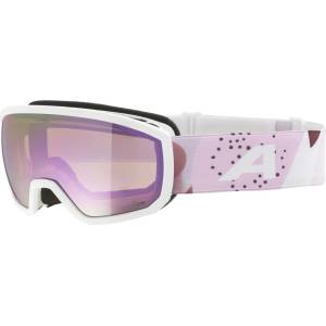 Alpina Детски слънчеви очила Alpina Kid's Scarabeo Q-Lite S2 Ski goggles - White / Rose Matt / Rose - размер One Size (205-7351-0211)