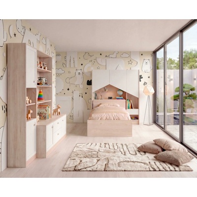 Parisot Detská izba zostava biela dub Shelter Sophia