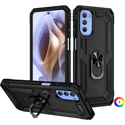 Motorola Moto G31 / G41 Удароустойчив Ring Holder Калъф и Протектор