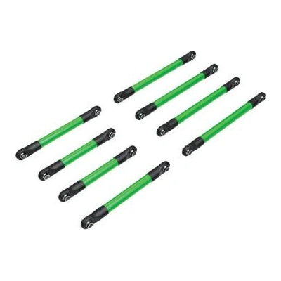 Traxxas долна алуминиева мотовилка зелено анодизирана (комплект)