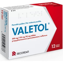 VALETOL POR 300MG/150MG/50MG TBL NOB 12