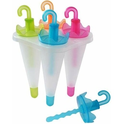Forma na nanuky TORO Tvořítko na zmrzlinu plast 4 ks, deštník (263564)
