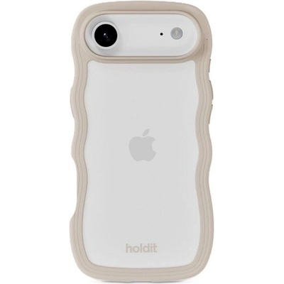 Holdit Калъф Holdit - Wavy, iPhone Air, бежов/прозрачен (7330985168291)
