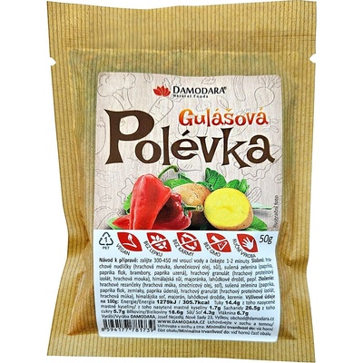 Damodara Polievka gulášová instantná 50 g