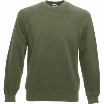 Classic Raglan sweat white Classic olive