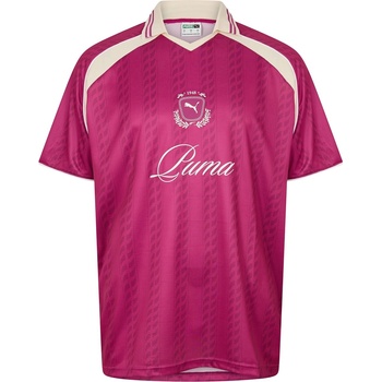 PUMA Мъжка футболна фланелка Puma Football Jersey T-Shirt Mens/Unisex - Magenta