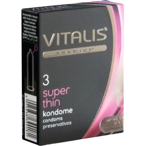 Vitalis Premium Single: Super Thin, 3 condoms