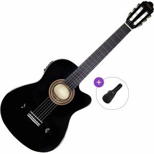 Valencia VC104TCE Basic SET 4/4 Black Класическа китара с предусилвател
