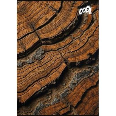 COOL BY VICTORIA Zošit A4 štvorčkový Wood Rock