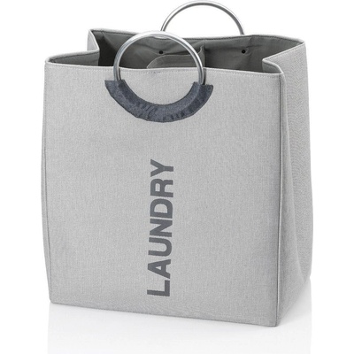 KELA Кош за пране от текстил с две отделения KELA Palma, светло сив (1014)